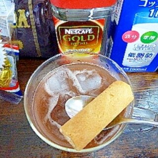 アイス♡フレンチパピロ入♡カフェモカ酒